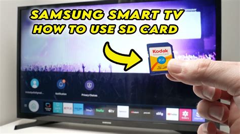 smart tv memory cards|How to Use SD Card on Samsung Smart TV (Watch Movies and .